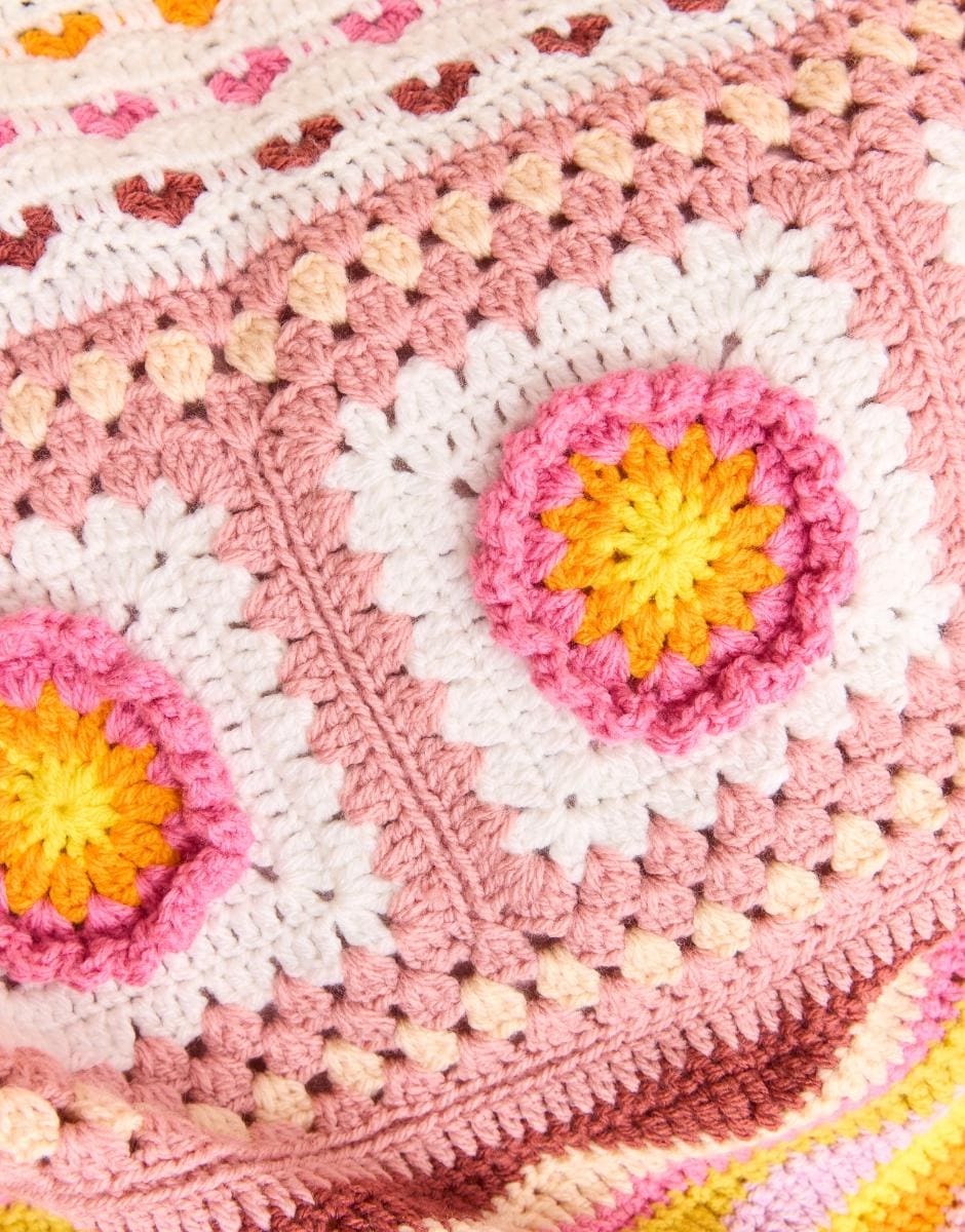 Sirdar Hearts and Flowers Spring Crochet Along Blanket Yarn Bundle Free Weekly Crochet Patterns & Videos Starting 5th Of February
