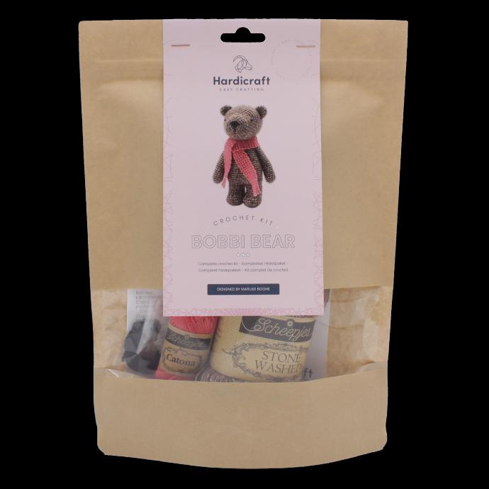 Hardicraft Bobbie Bear complete crochet kit.