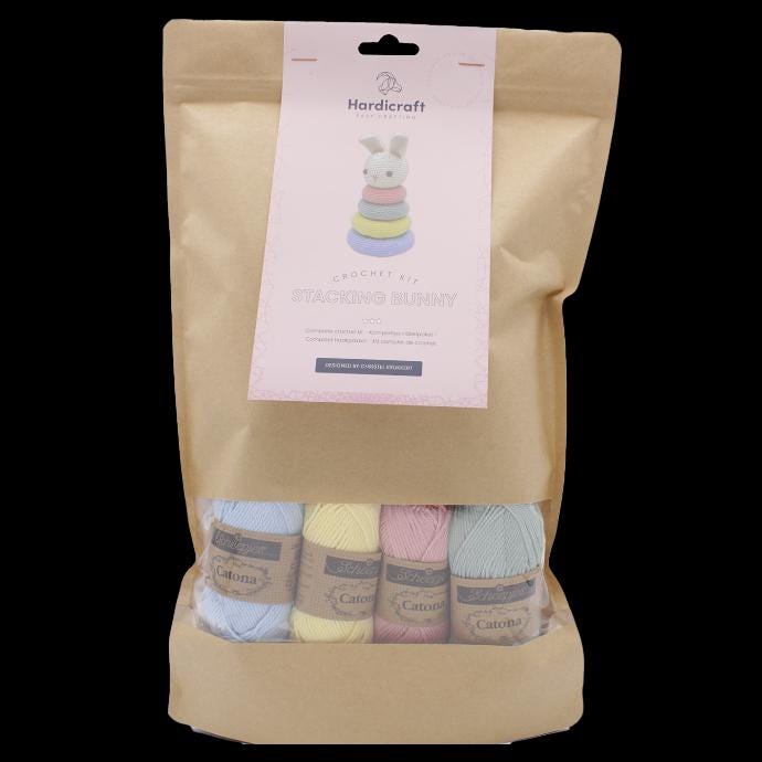 Hardicraft Stacking Bunny complete crochet kit.
