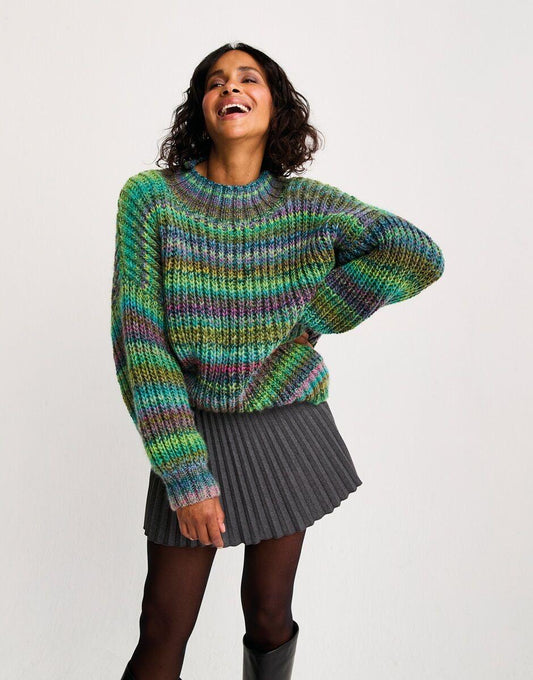 Sirdar Jewelspun with Wool Chunky Knitting Pattern Books. Design 10800, 10801 and 10702. Sweater Knitting Patterns.