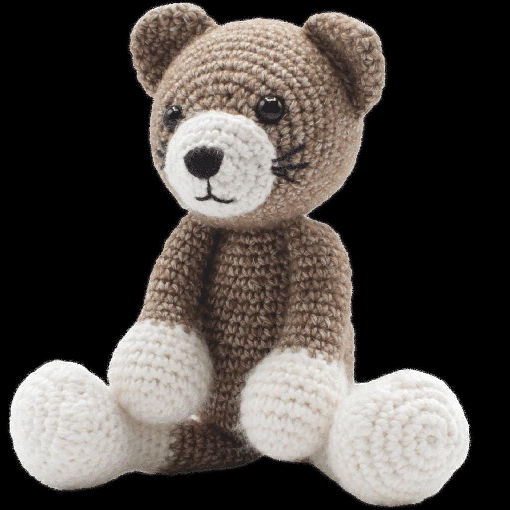 Hardicraft Robbin Cat complete crochet kit.