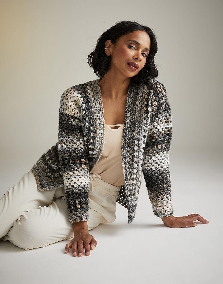 Sirdar Jewelspun Aran Knitting Patterns styles 10718, 10719, 10720, 10727 and 10729. Cardigan patterns, Snood pattern.