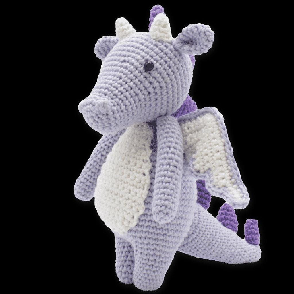 Hardicraft Syl Dragon complete crochet kit.